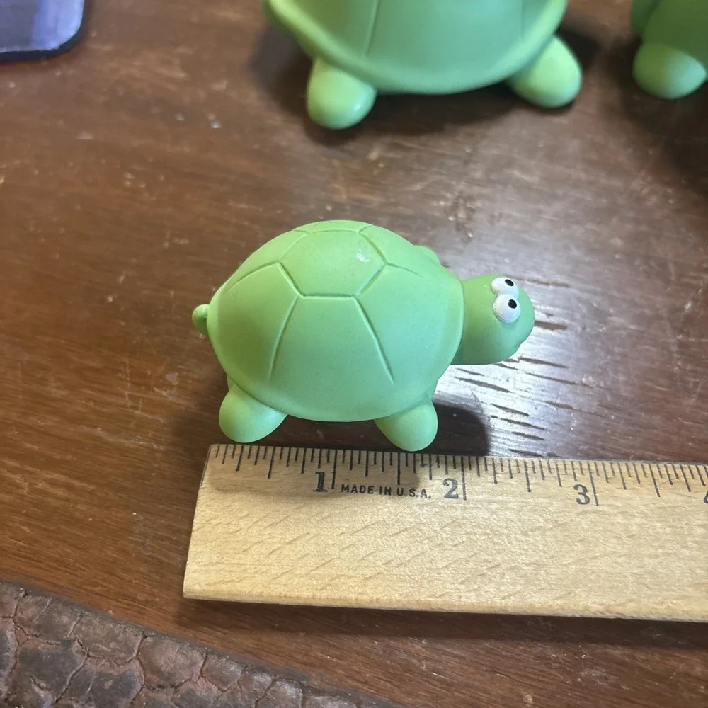 Kids Bathroom Set Turtles - Toothbrush, Cup & Soap Holder With Nail Brush